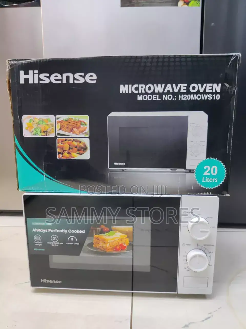 Hisense H20MOWS10 20-Litre Microwave Oven Easy Mechanical Controls