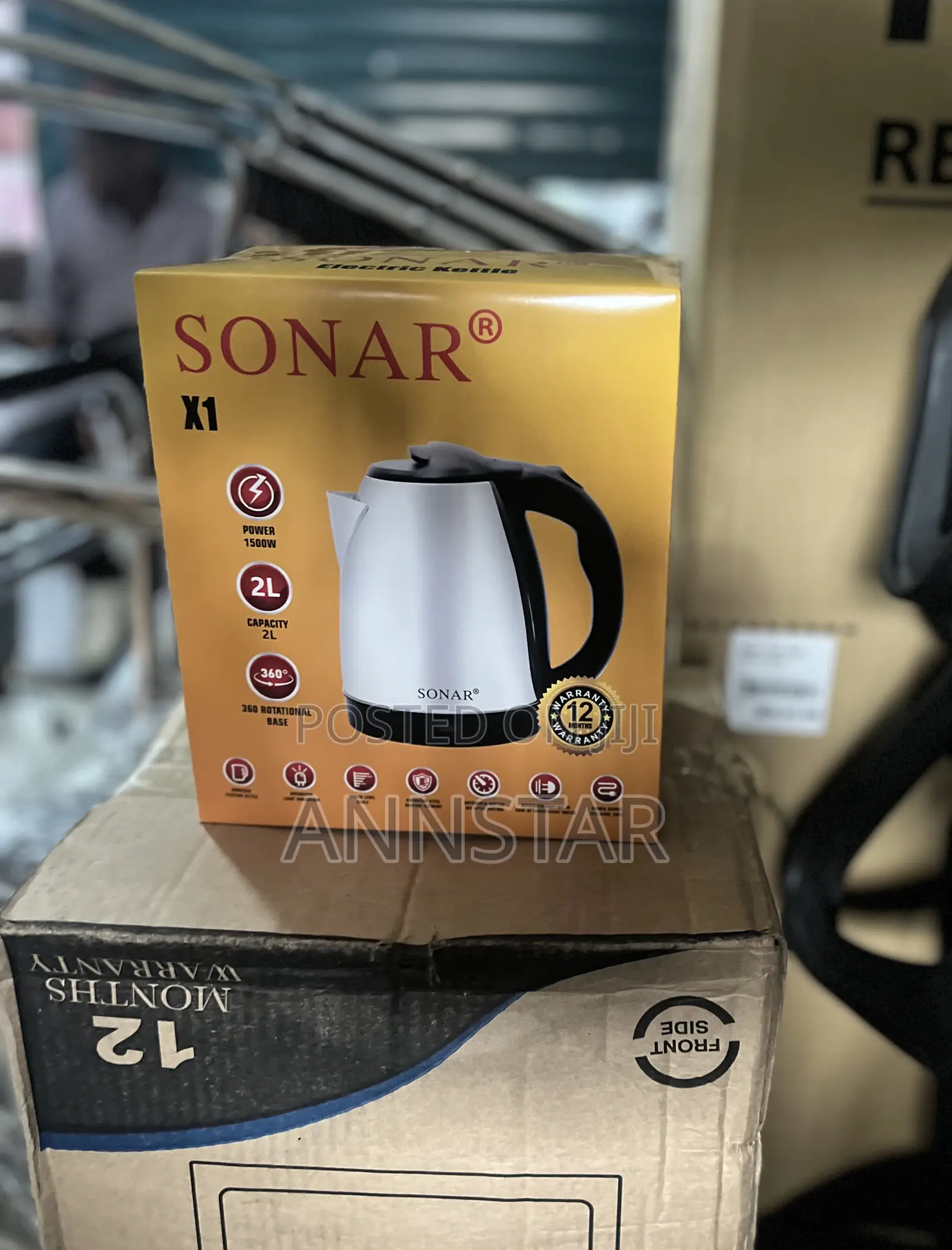 Sonar Electric Water Kettle