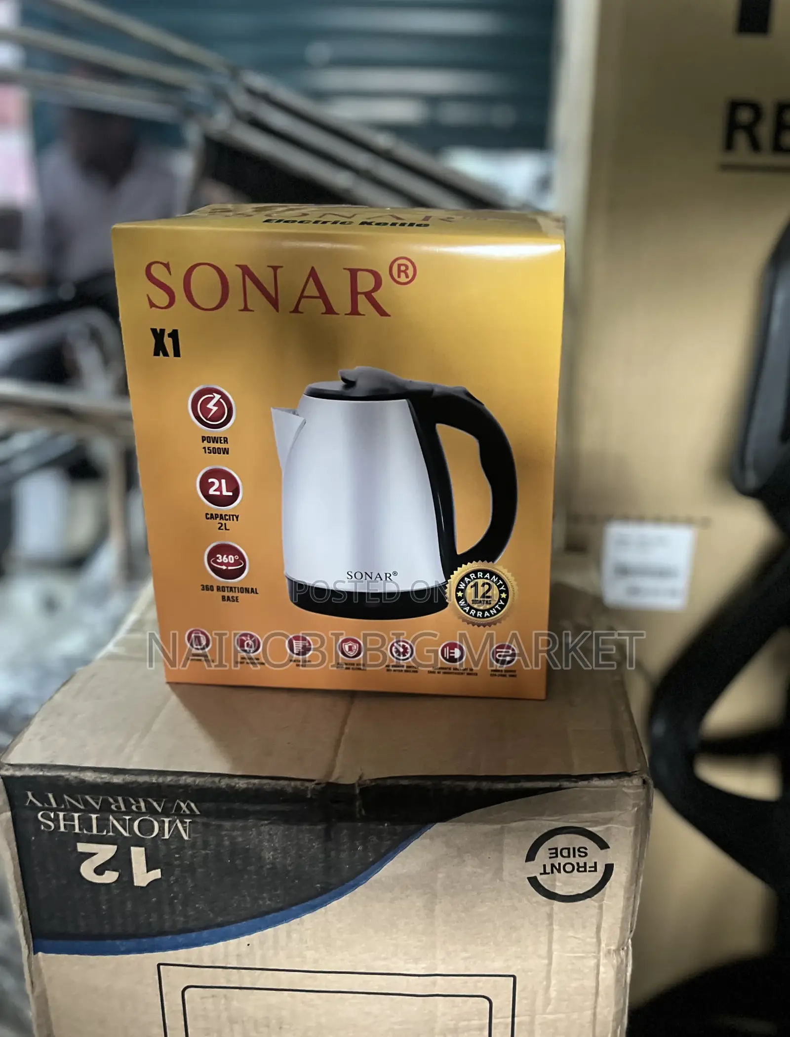 Sonar Electric Water Kettle