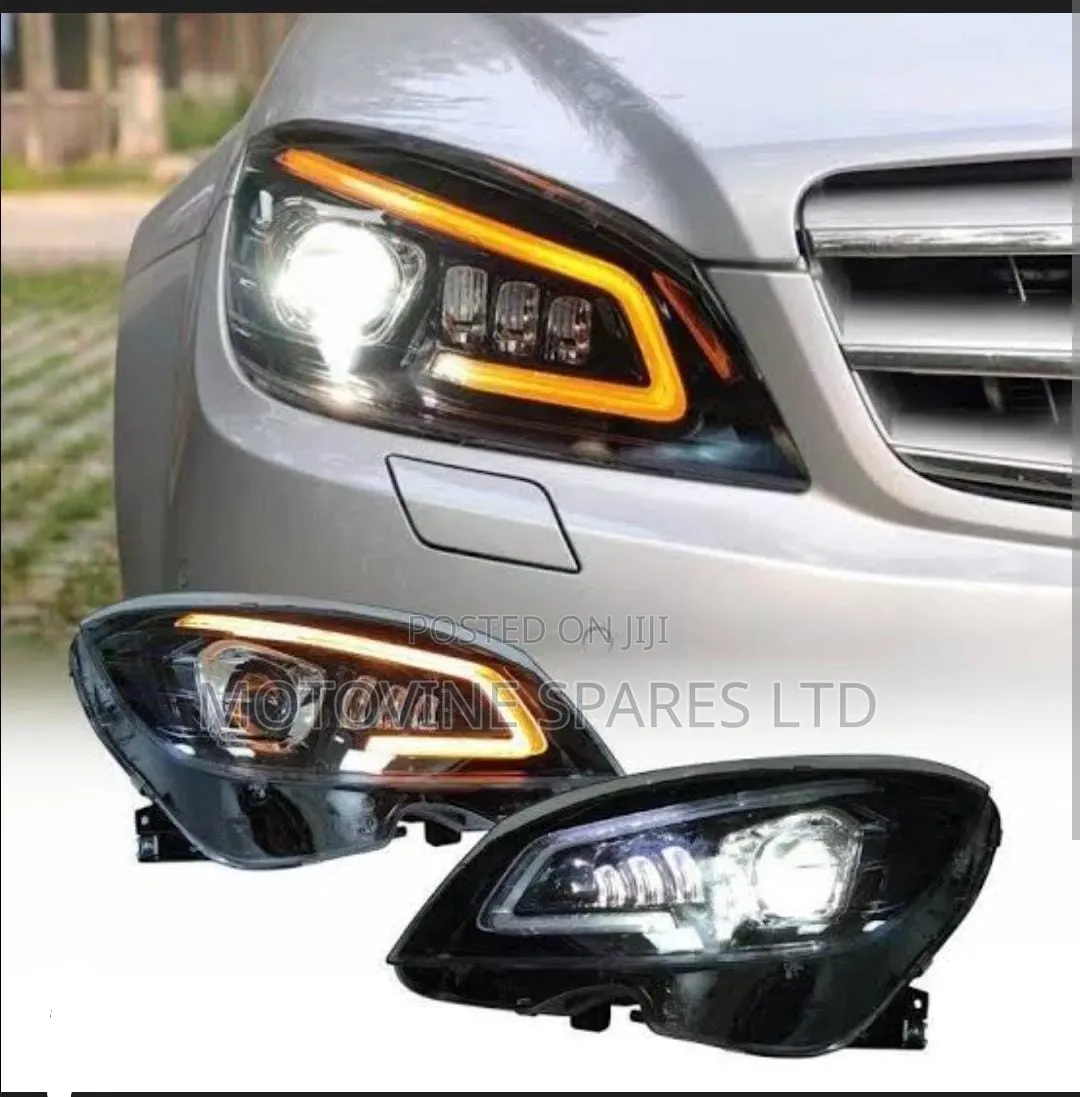 Merrcedez-Benz W204 Pre Facelift Aftermarket Upgrade LED Headlights
