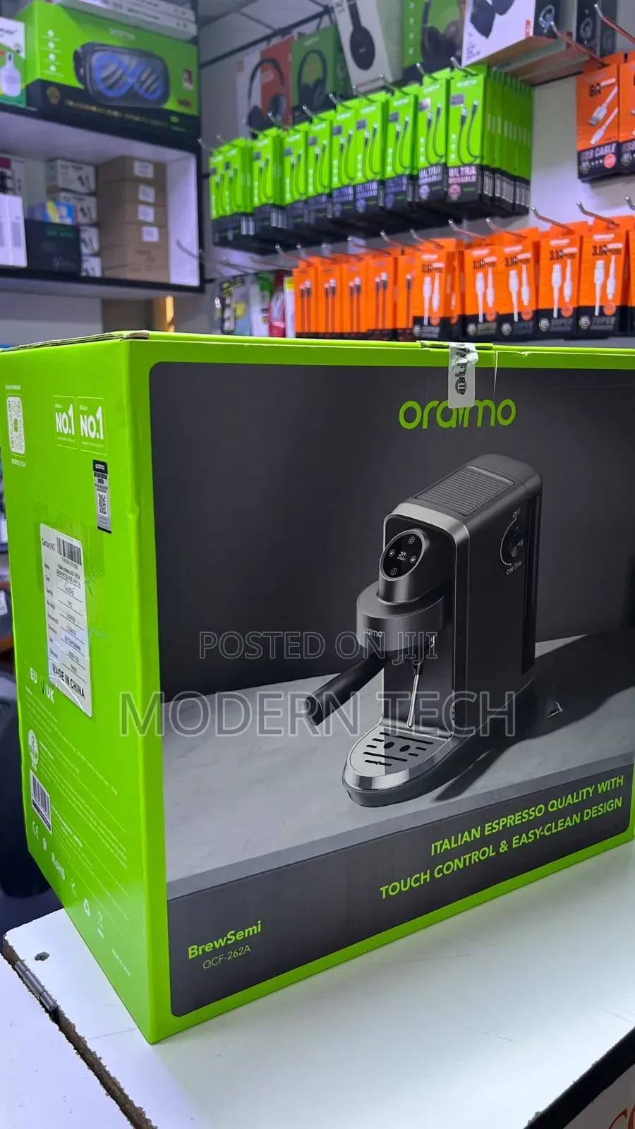 Oraimo BrewSemi Powerful Espresso Coffee Maker /Coffee Maker