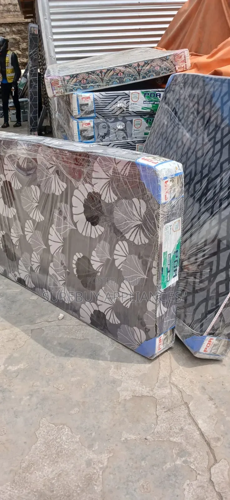 Premium 3x6 6 Inch Plain POA Jumbo Mattress for Daily Comfort