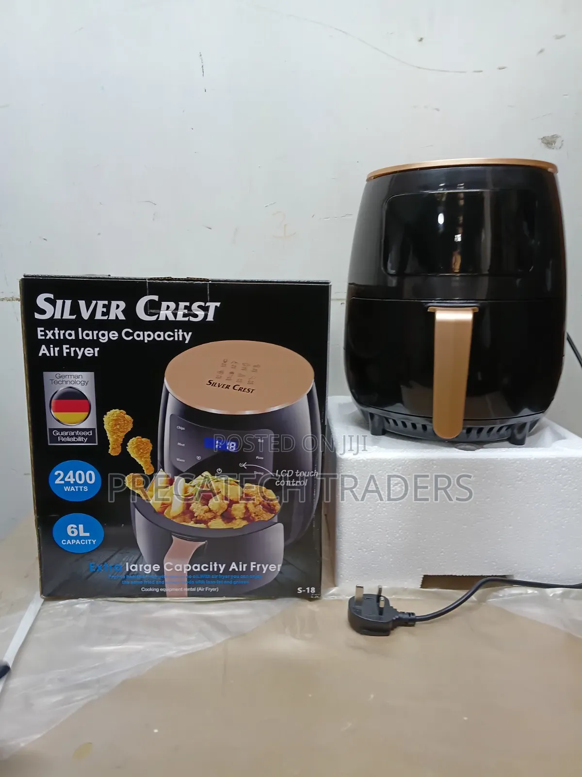 Silver Crest 2400W Oil-Free Air Fryer – 6 Litres