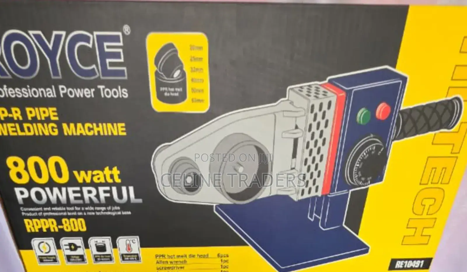 Royce 800w PPR Pipe Welder Machine