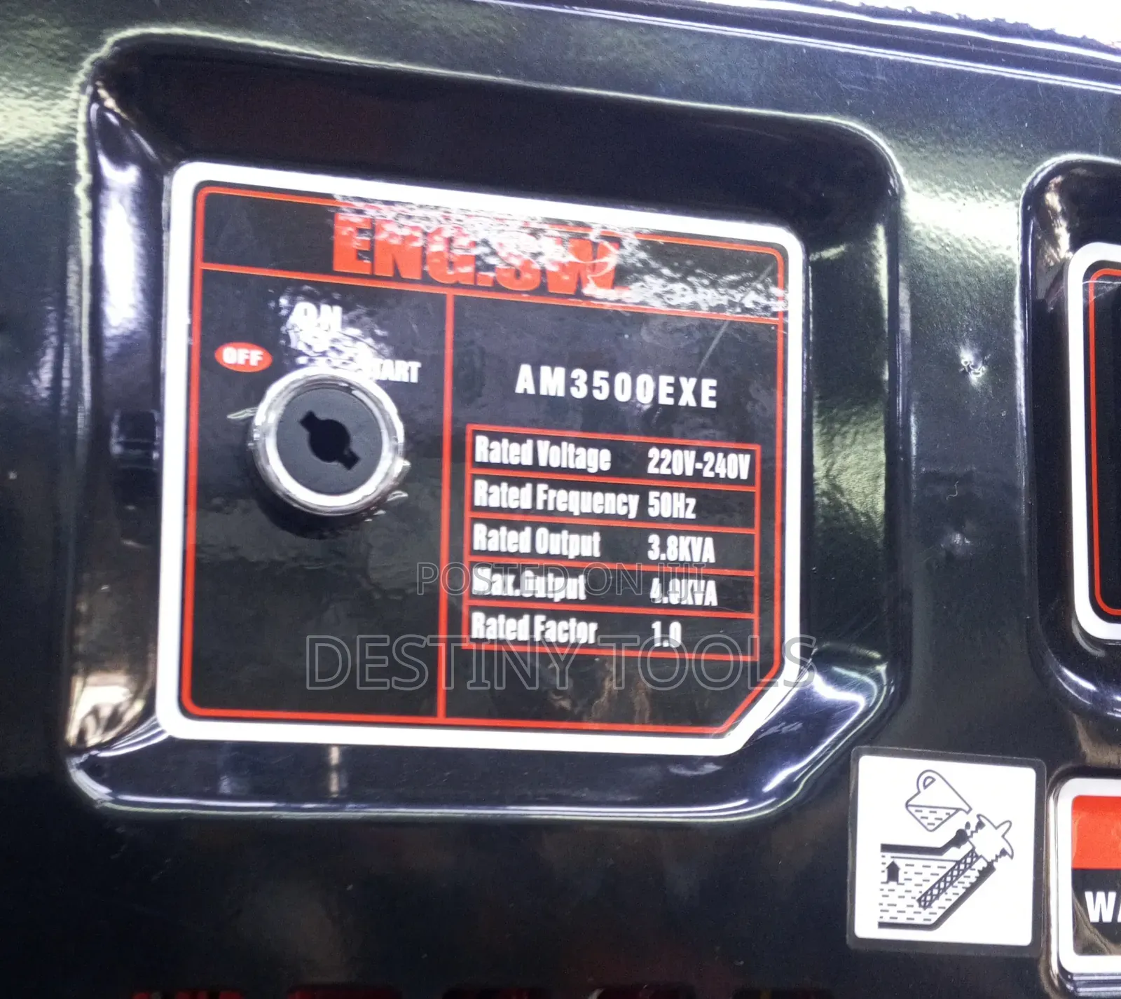 3.8kva Astramilano Generator