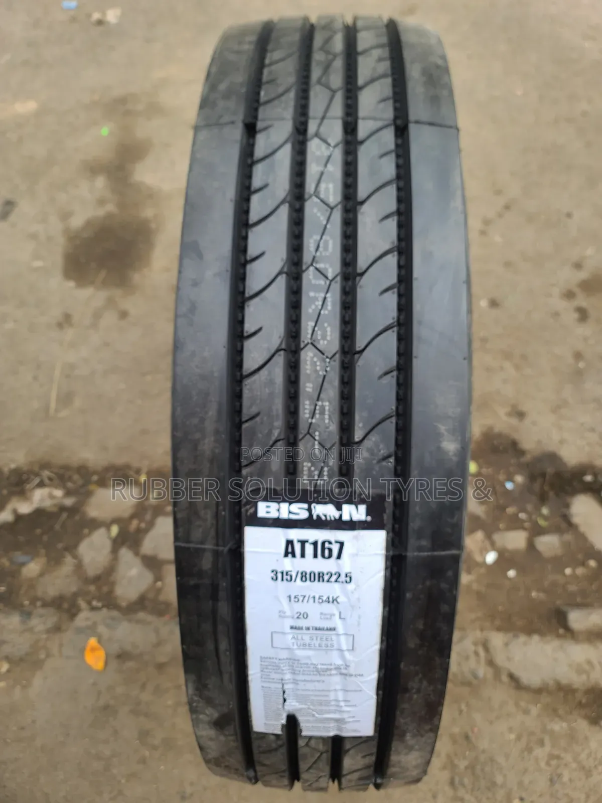 315 /80 R22.5 BISON TYRES AT169 20PR Made in Thailand