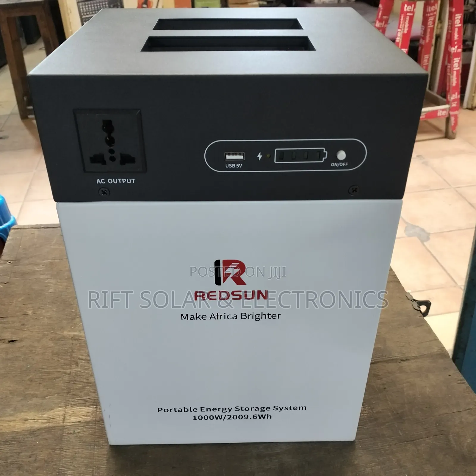 Redsun 2kw - 1000W Portable Power Bank for Electronics,home and Office