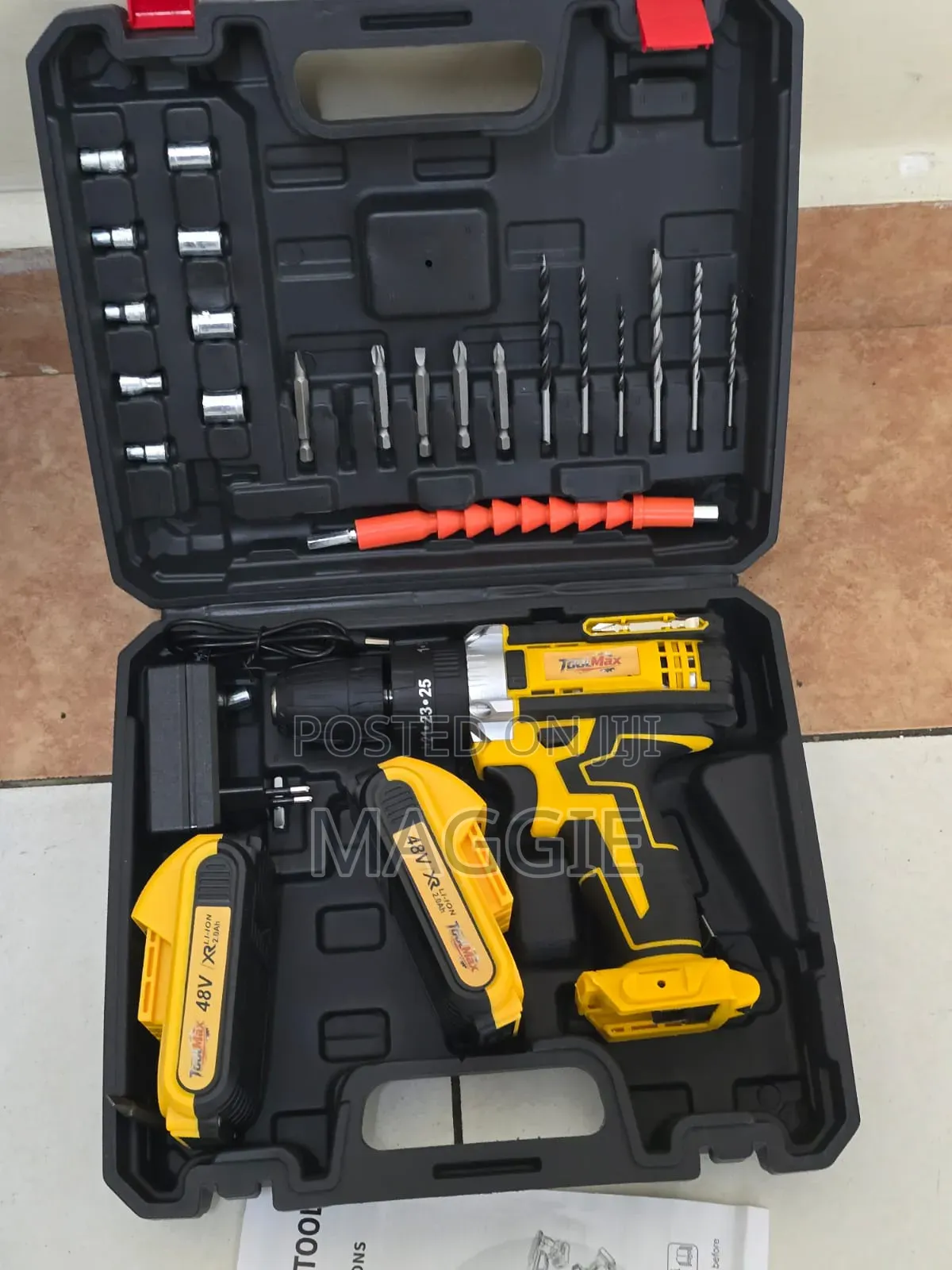Toolmax Cordless Drill Wit Accessories 48v