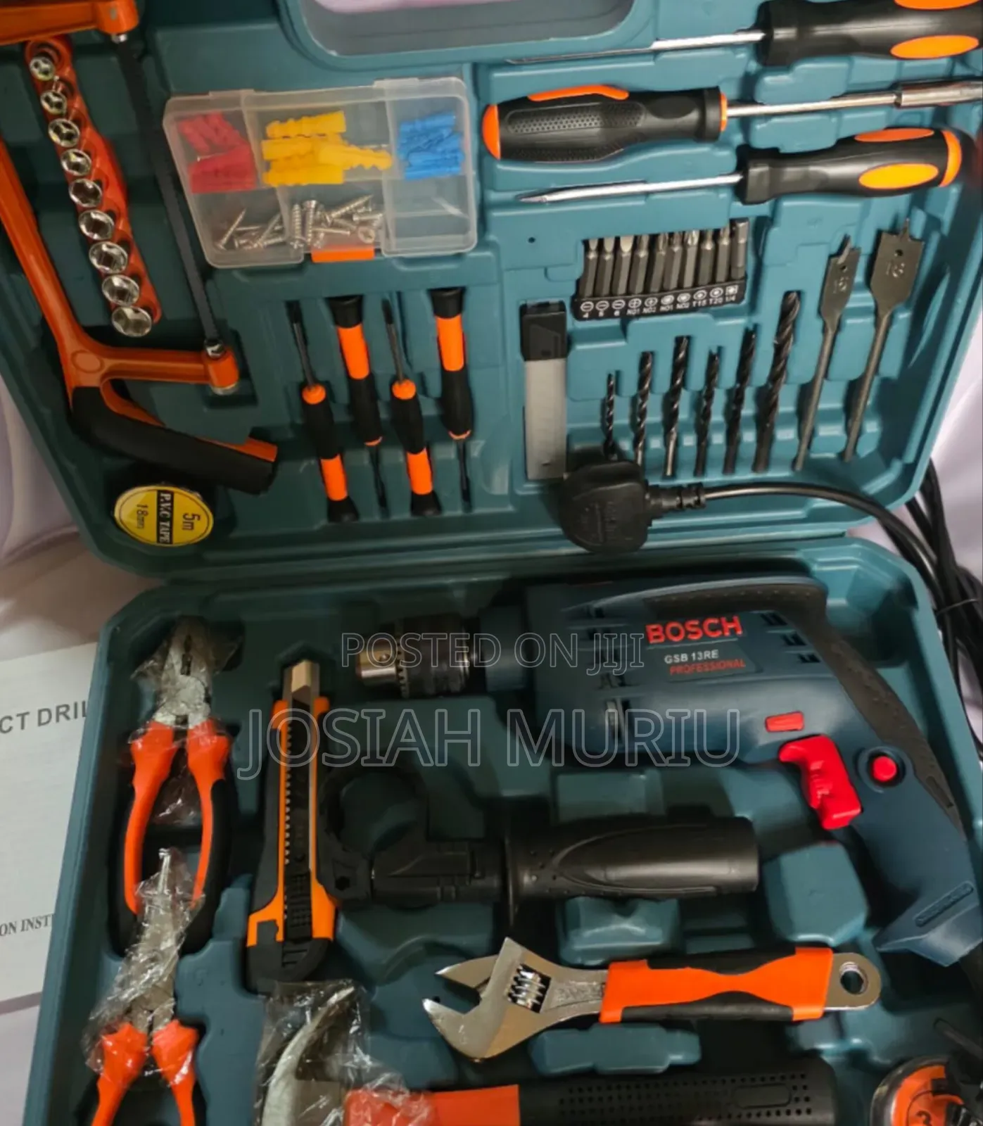 Bosch Heavy Duty Corded Drill Set