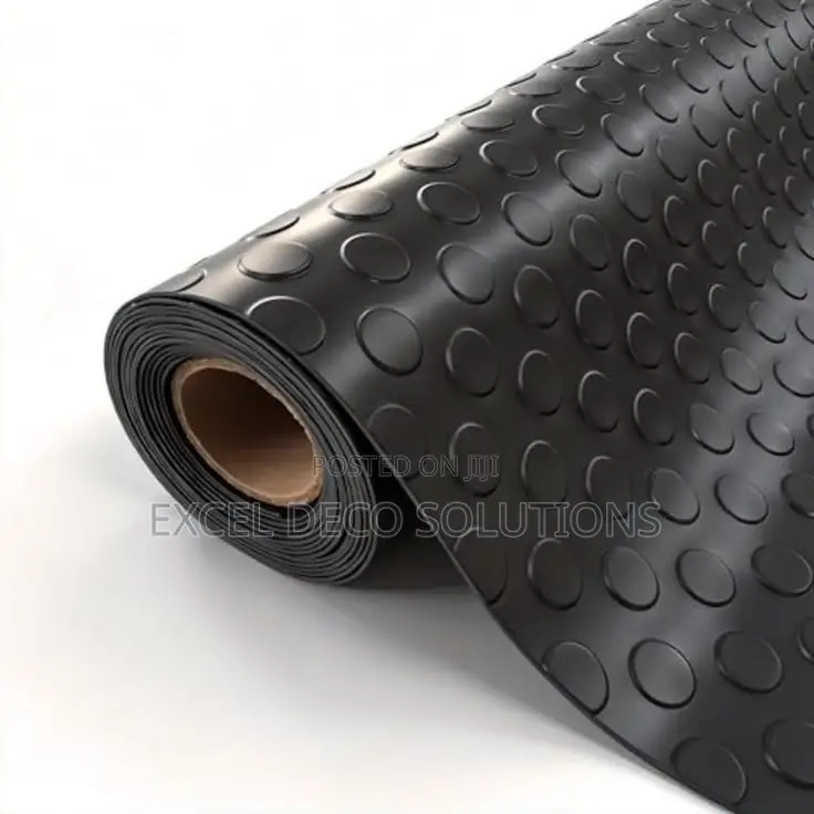 4mm Rubber Coin Mat Roll – Heavy Commercial Flooring (Per Meter