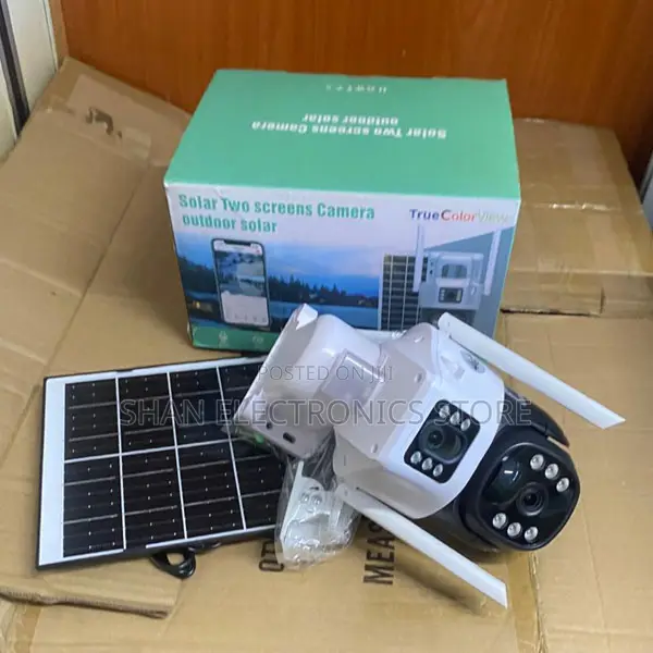 V380 Pro App 4G Solar Dual Lens Security Cam– Outdoor PTZ CCTV