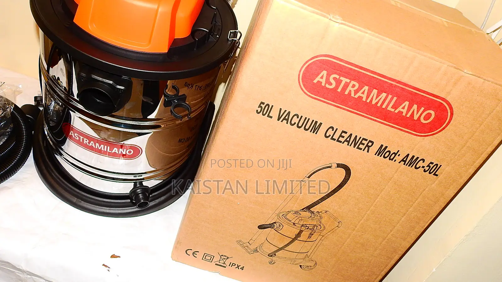 Astramilano Heavy Duty 50 Litres Wet and Dry Vacuum Cleaner Machine