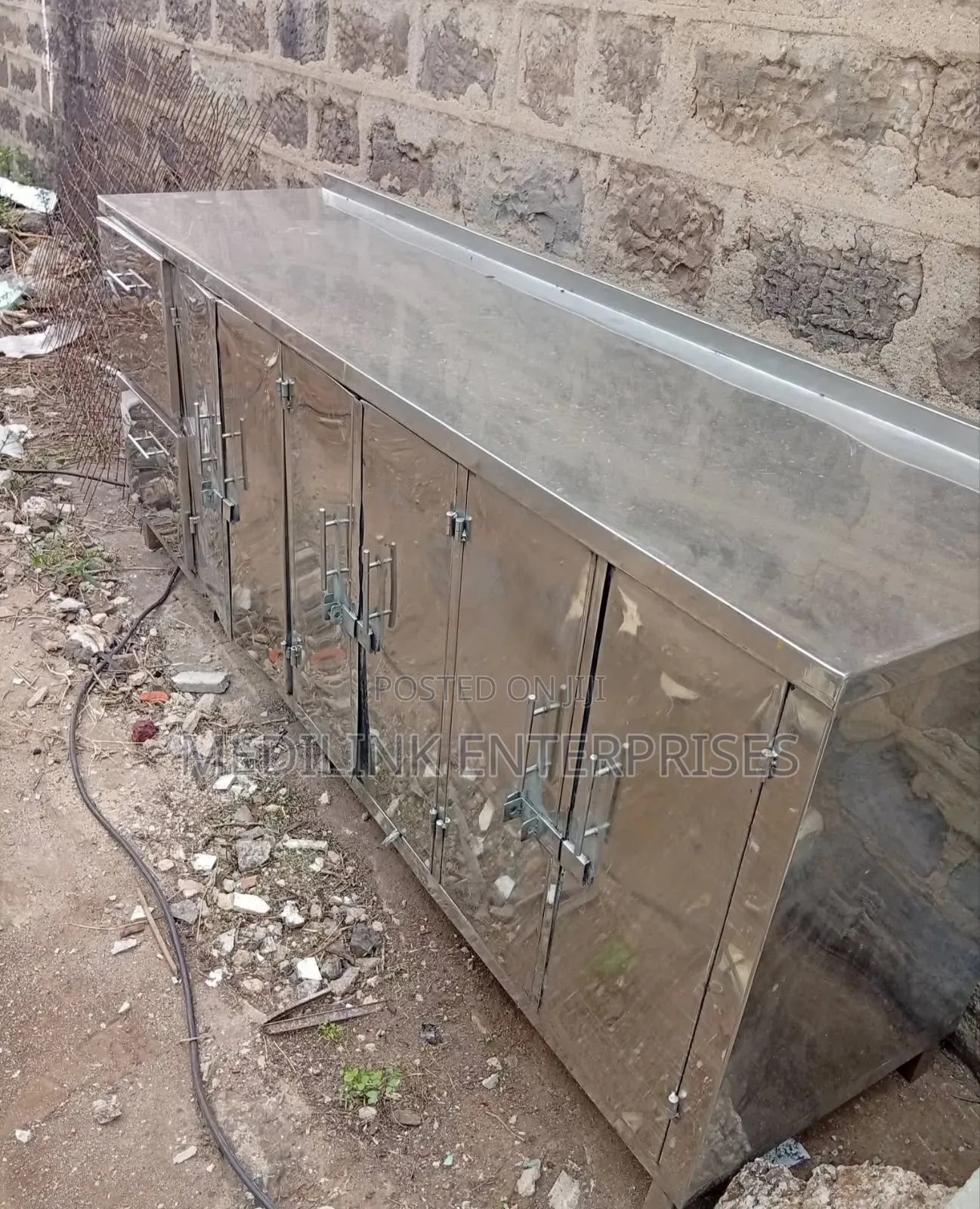 Ss 394 Stainless Capped Storage Cabinetsl
