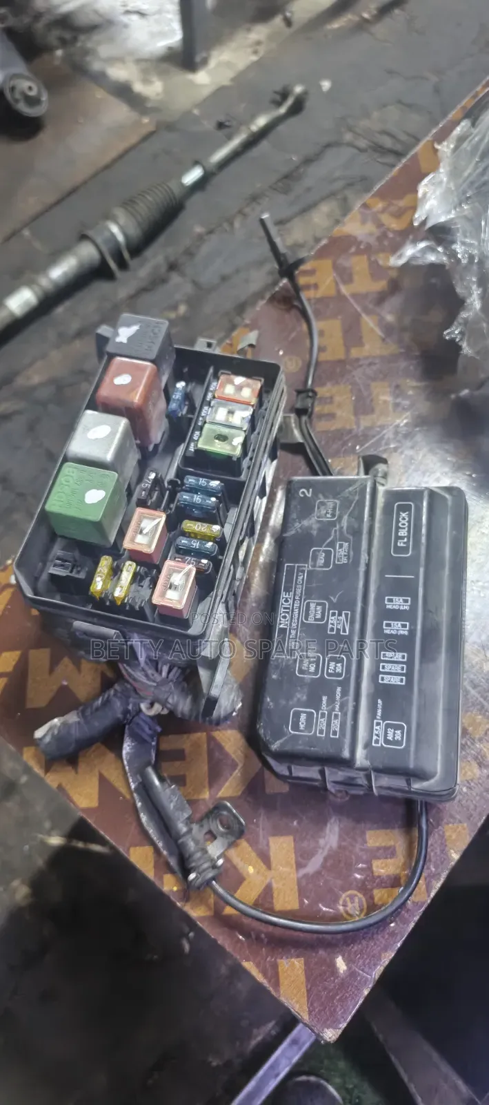 Toyota Corolla 102 Fuse Box