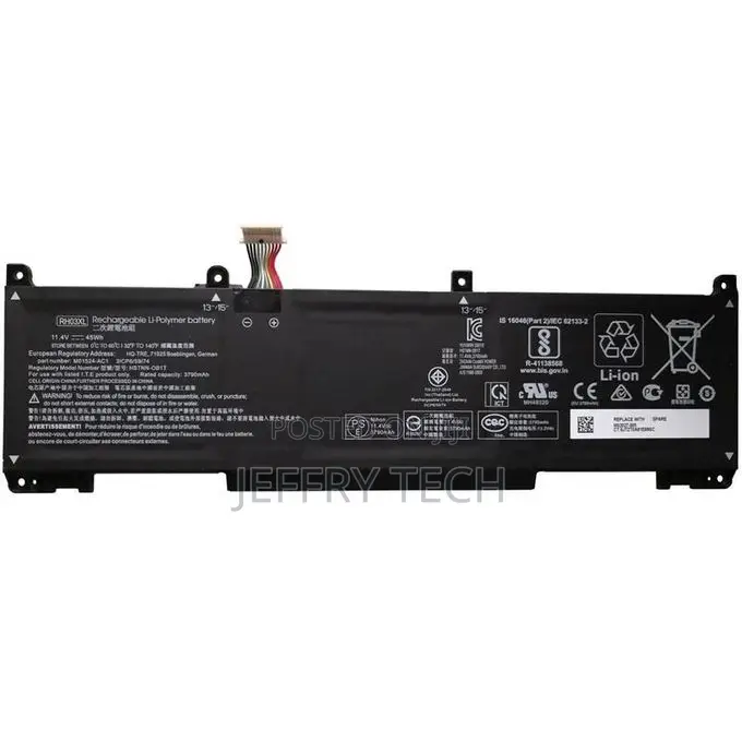 RH03/RH03XL Replacement Battery for HP ProBook and EliteBook Series -