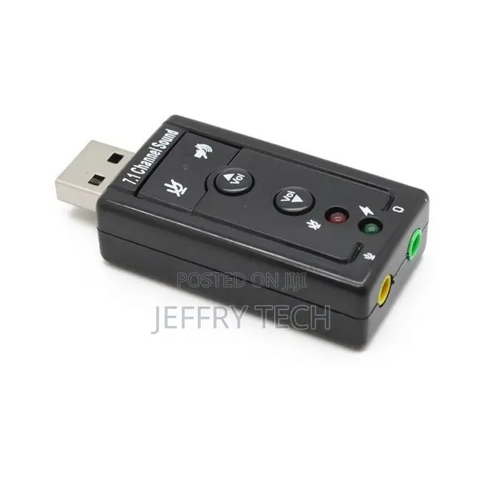 USB 2.0 Sound Adapter - Black