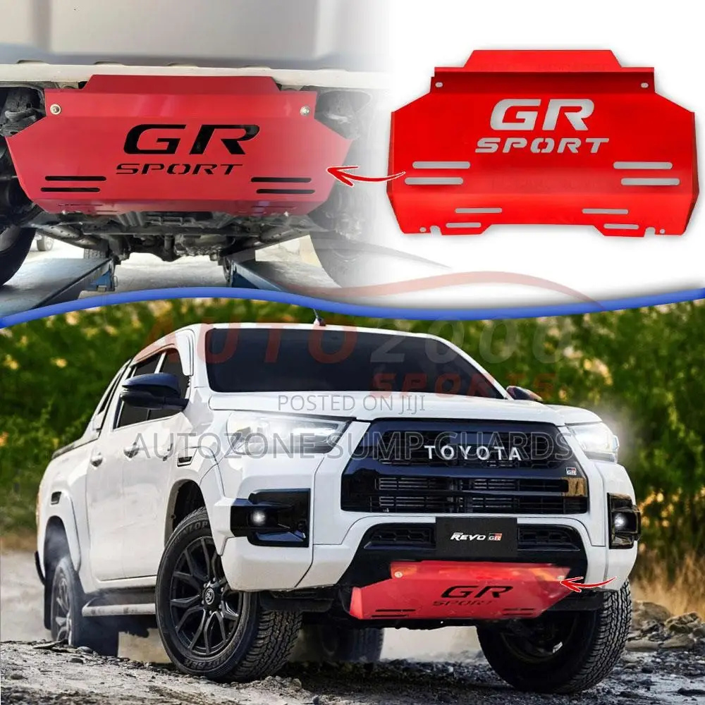 Toyota Hilux (16-On) GR Sport Style Undercarriage Skid Plate (Red)