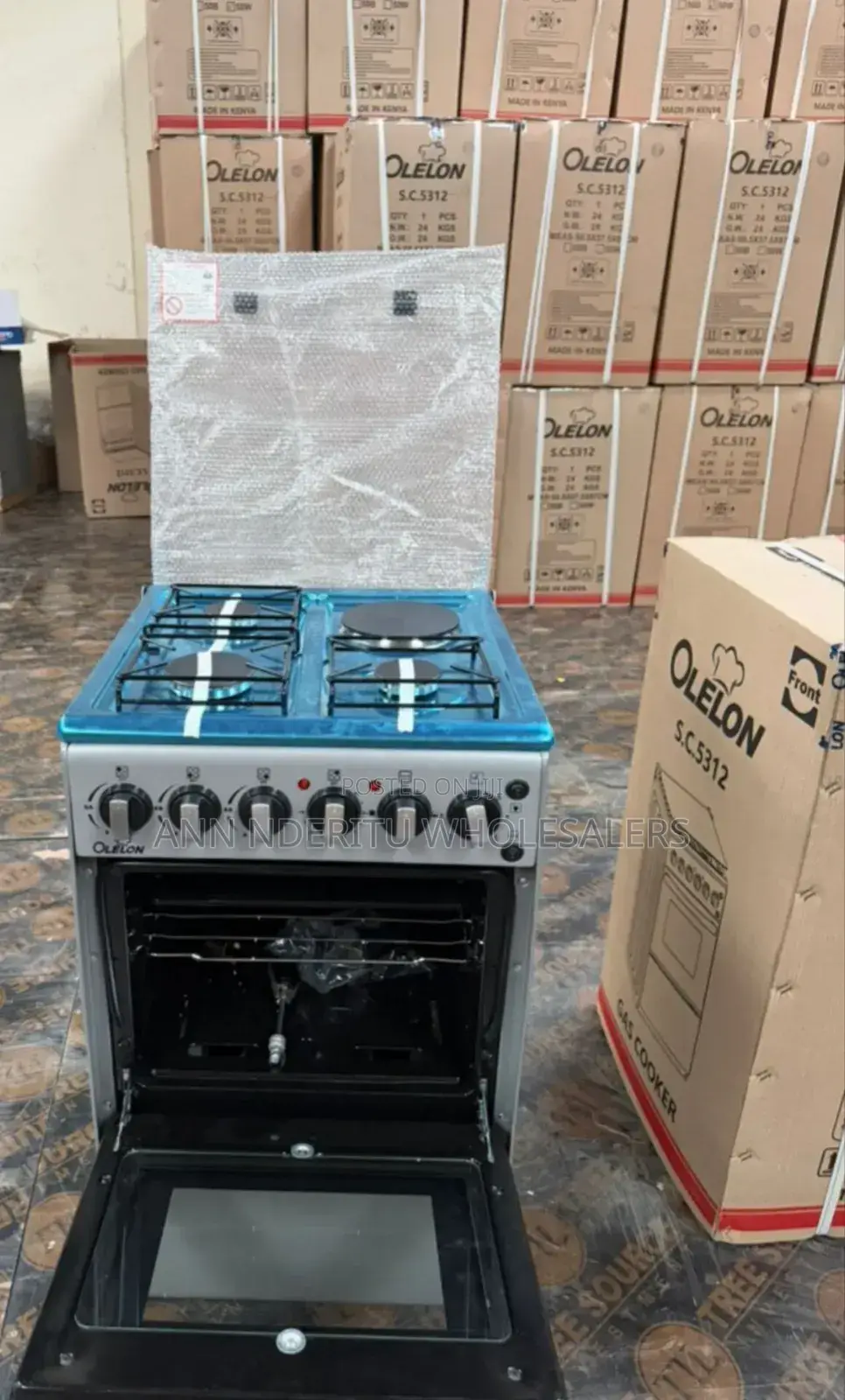 White Olelon Standing Cooker