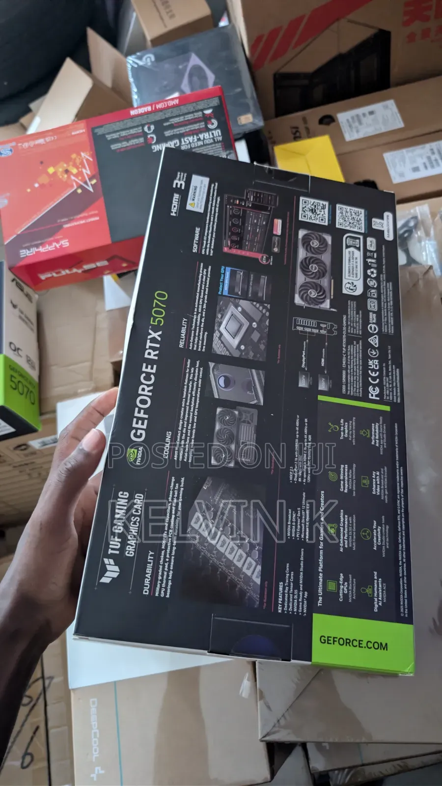 ASUS TUF RTX 5070 12gb Gaming Graphics Card Gpu