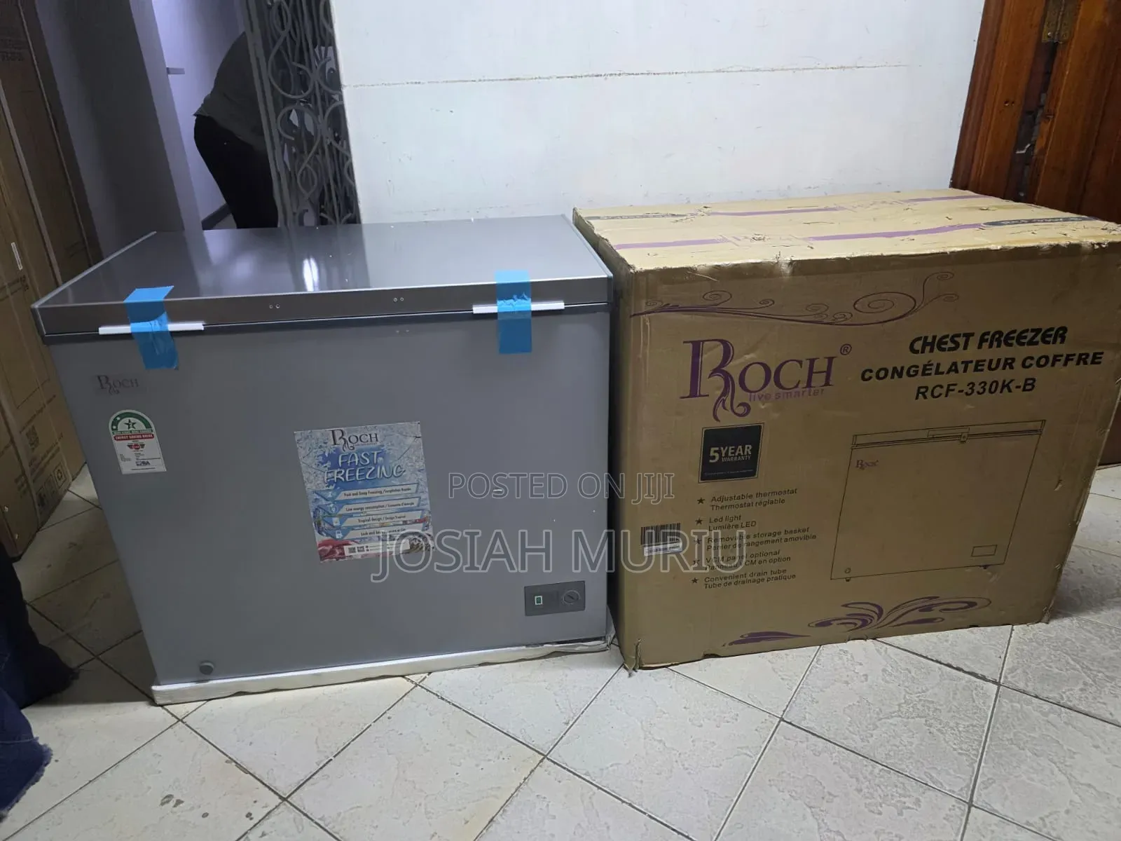 Roch 251Litres Single Door Chest Freezer