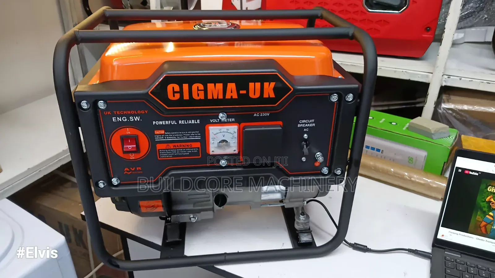 Cigma Uk 3kva Portable Generator