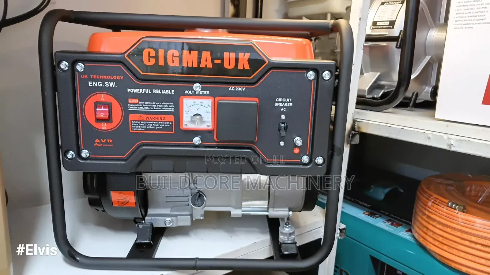 Cigma Uk 3kva Portable Generator
