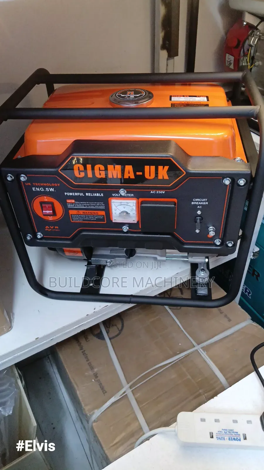 3kva Cigma UK Portable Gasoline Generator