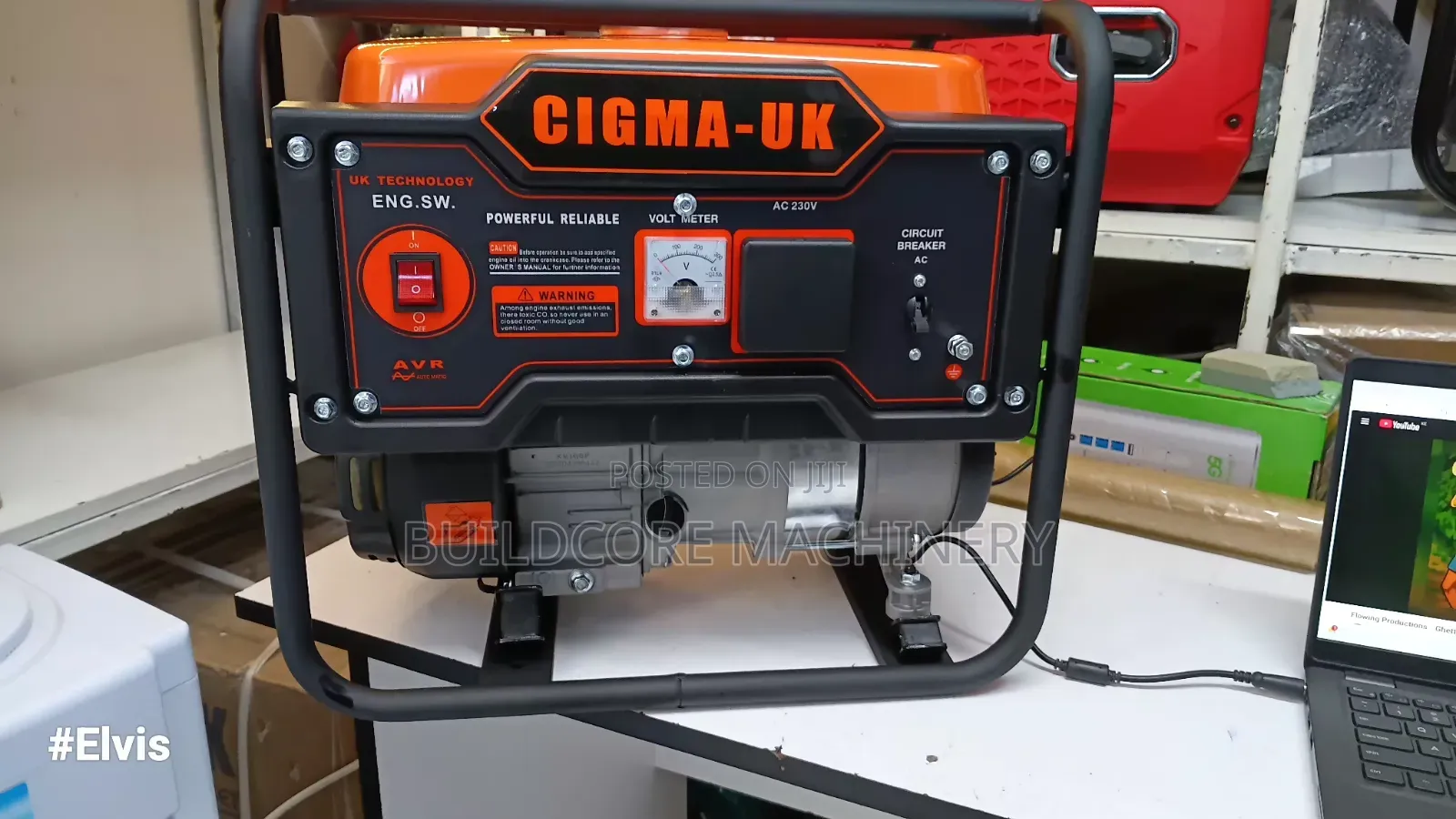 3kva Cigma UK Portable Gasoline Generator