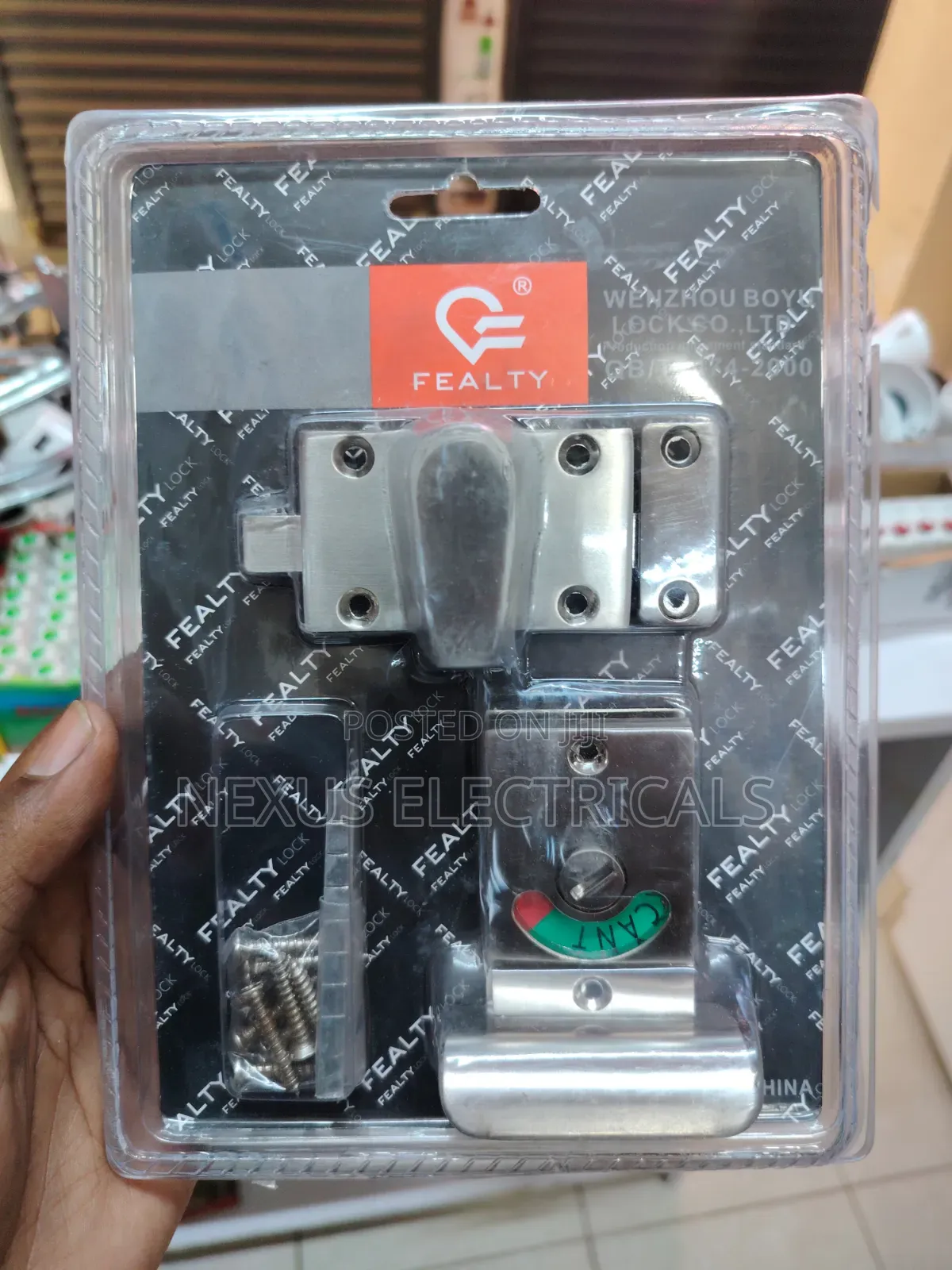 Indicator Lock/ Engage- Vacant Bathroom Lock