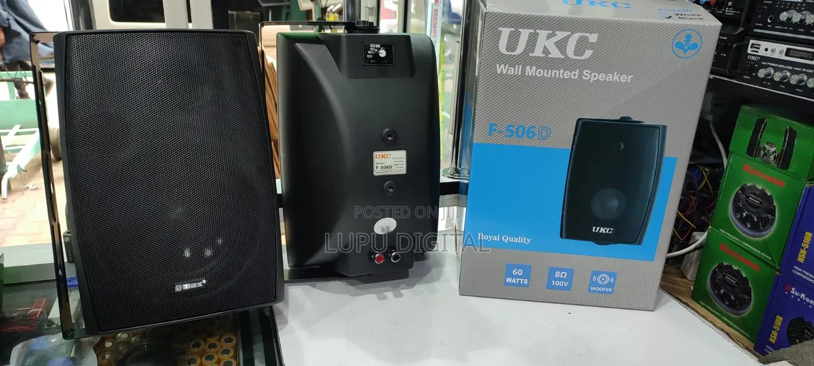 Wall Mount Speakers
Size 6" 
60w