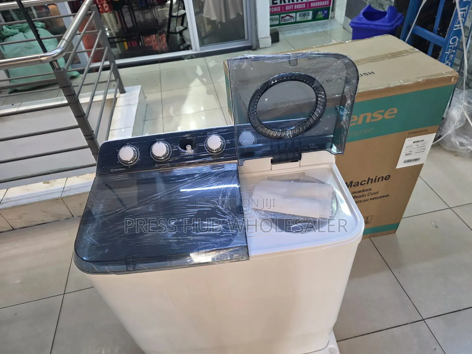 Hisense 10KG Twin Tub Semi-Automatic Washing Machine –Wash Spin