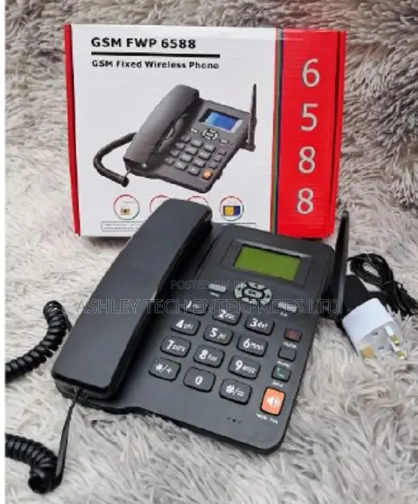 Affordable 6588 Wireless Deskphone With Dual SIM Hands-Free Calling
