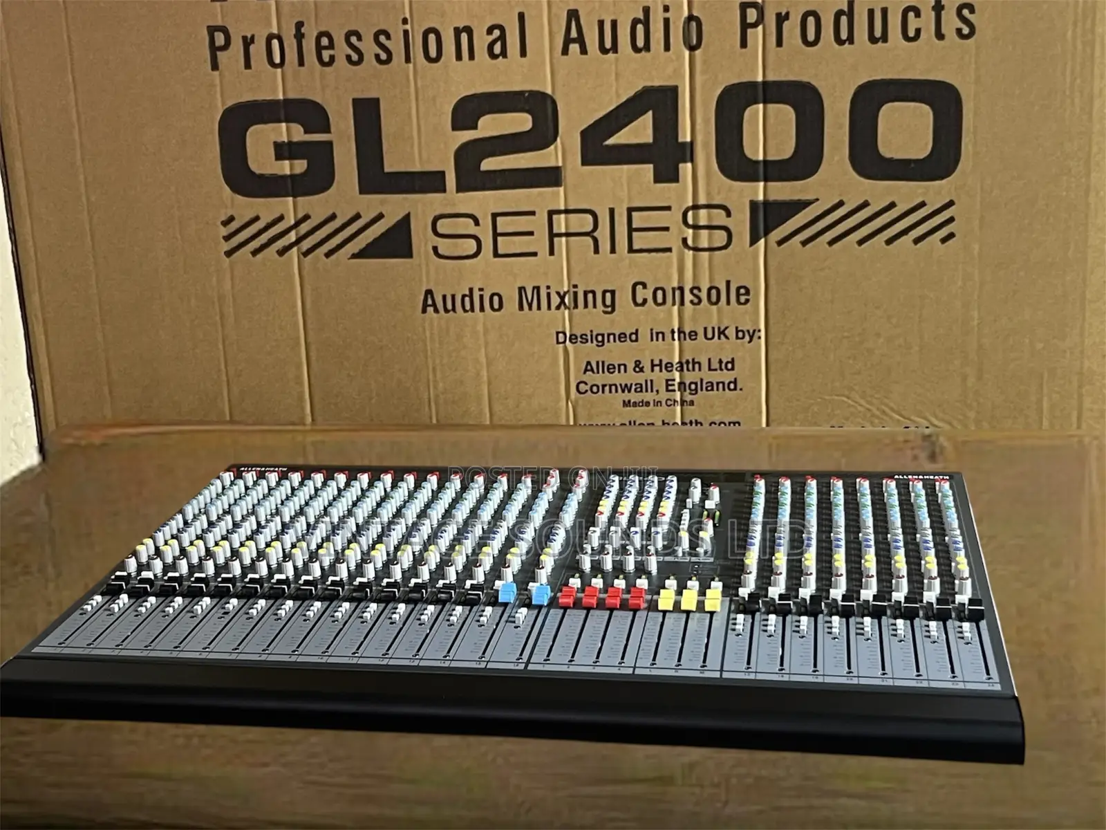 Allen Heath GL2400-24 Analog Mixing Board (24-Channel,4-Group,6-Aux)