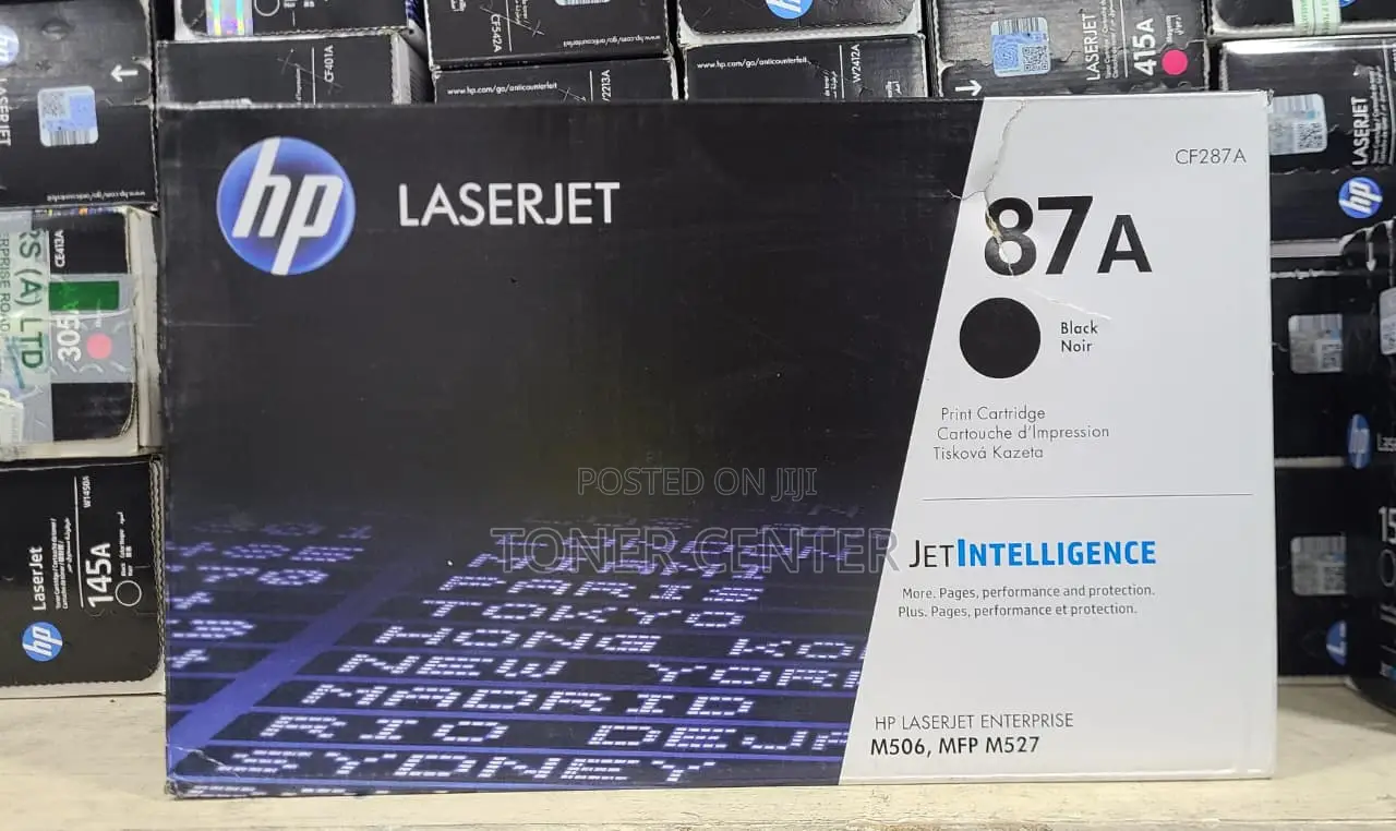 Long-Lasting HP 87A Black LaserJet Toner Cartridge (CF287A)
