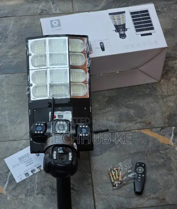 All-in-One Solar 4g Camera With 180w Led Floodlight Motion Detection