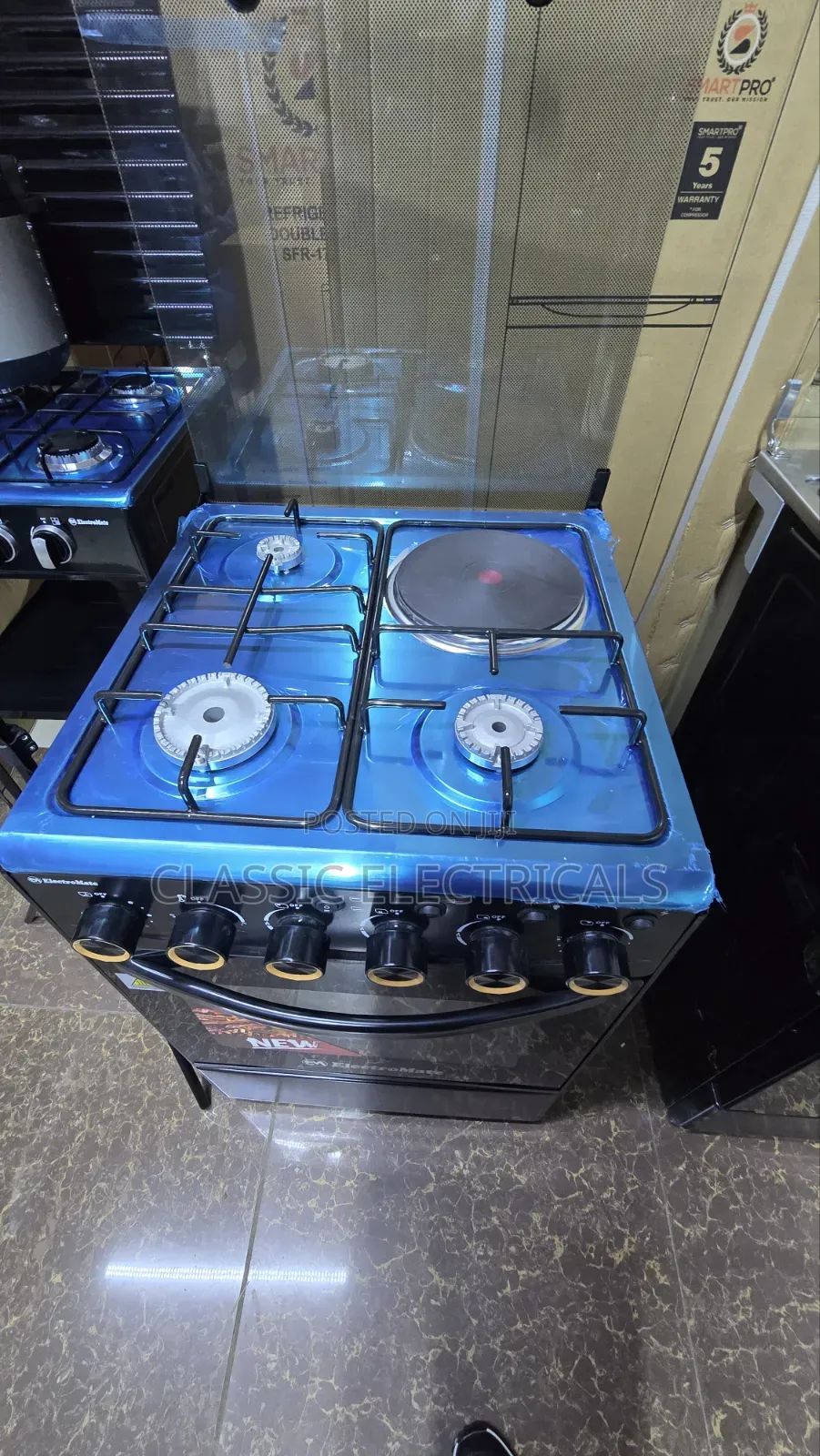 3+1 Standing Cooker With a Jet Valve and Electric Oven