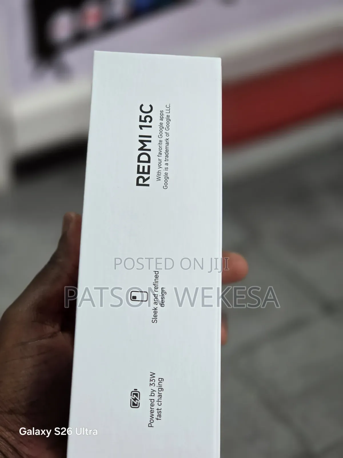 New Xiaomi Redmi 15C 4G 256 GB Black