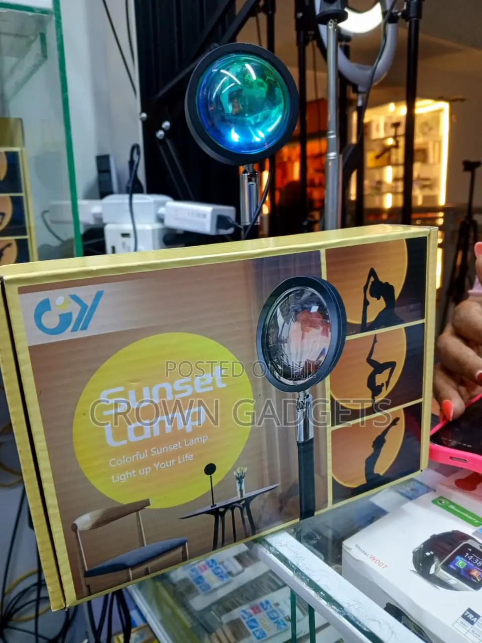 LED Sunset Projection Lamp for Photography Home Decor
