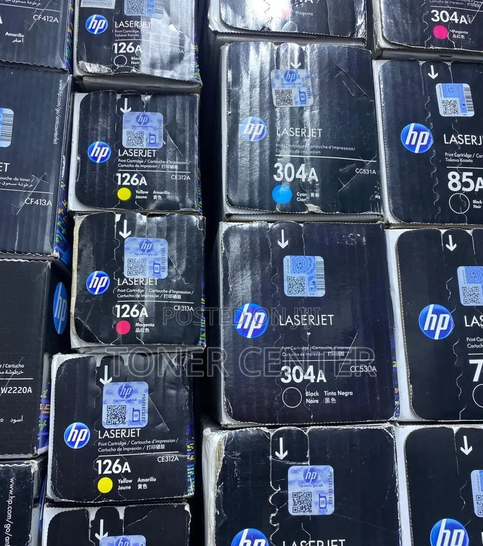 Long-Lasting HP 304A Genuine LaserJet Toner Cartridge (CC530A–CC533A)