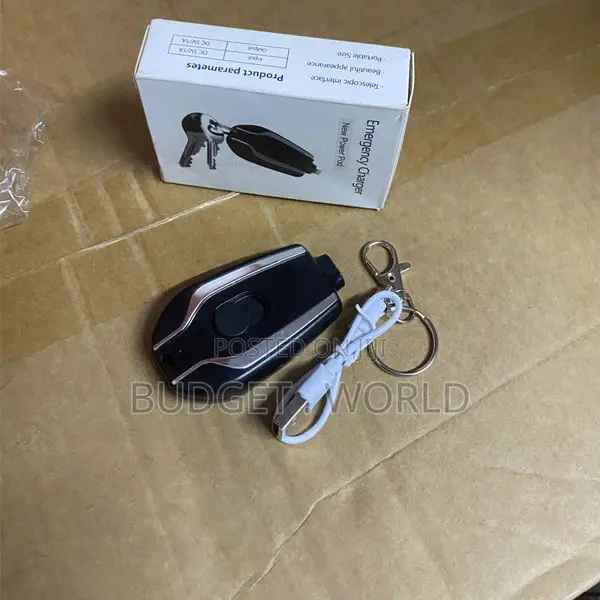 Compact USB Type-C Emergency Charging Keychain for Everyday Use