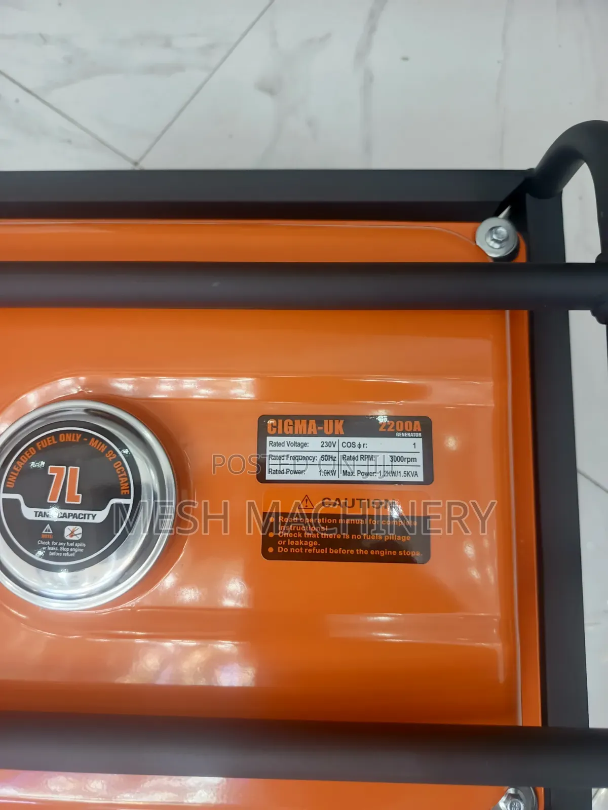 1.2kw Cigma-Uk Z2000a Gasoline Generator