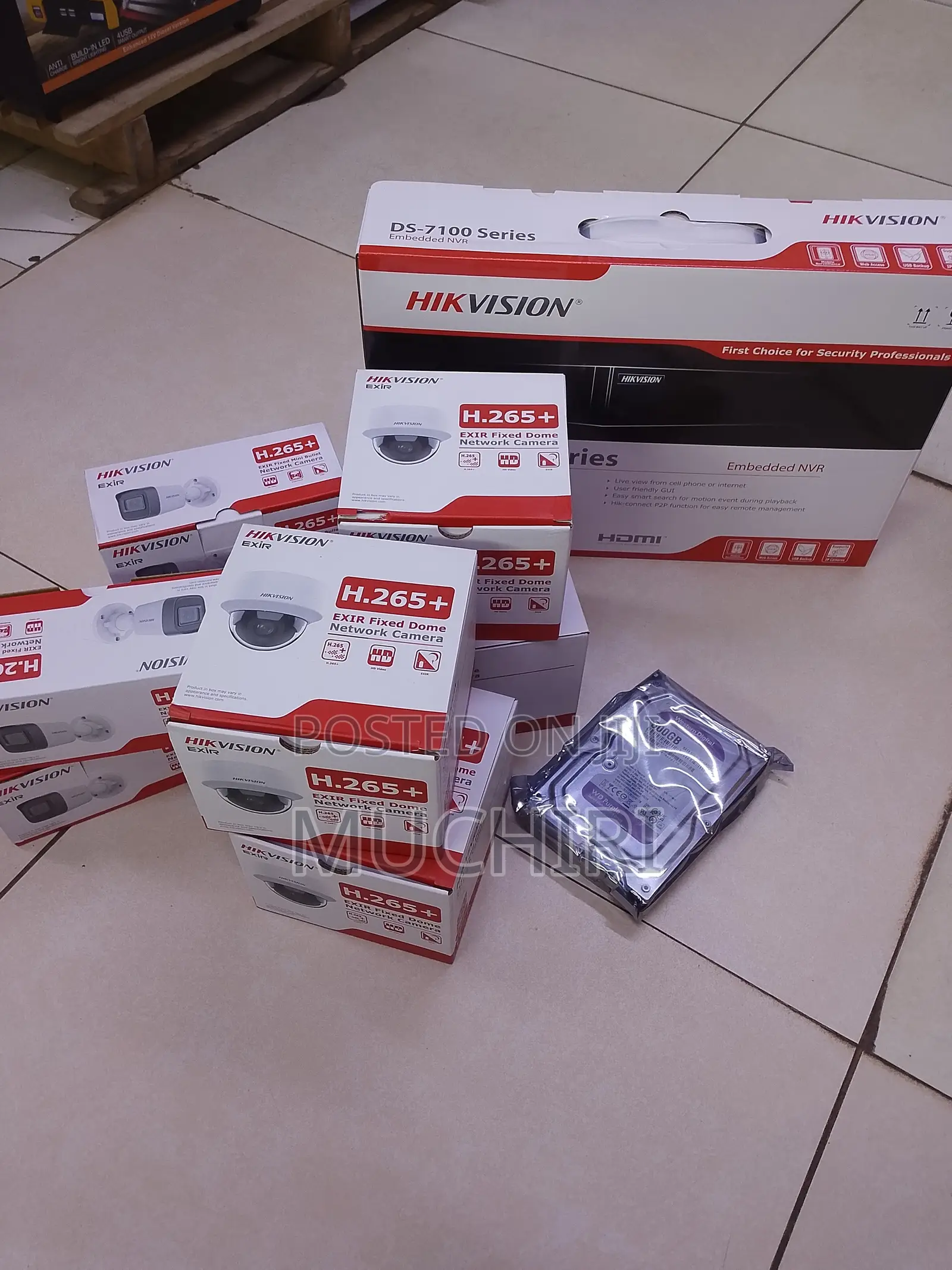 QUALITY 4 Hikvision 2MP IP Network CCTV Cameras Full Kit