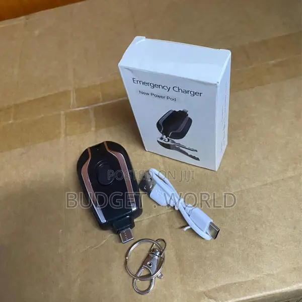 Universal USB-C Keychain Emergency Charger for Android Devices