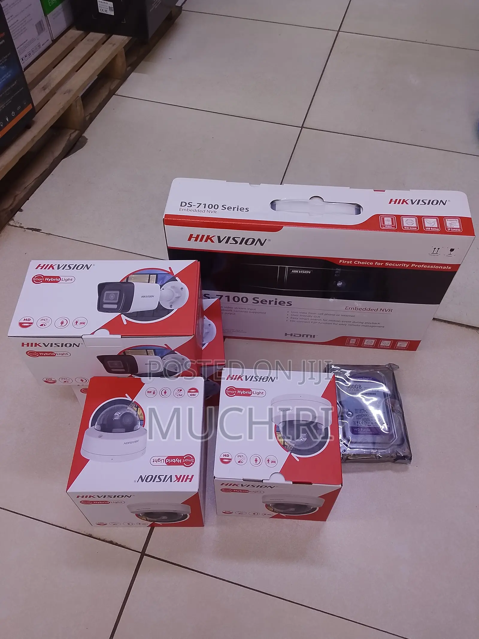 HikvionSmart Hybrid 2MP Network CCTV Cameras Surveillance Kit