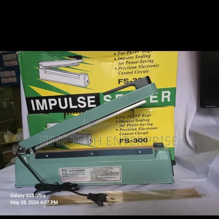 Impulse Sealer Metallic 200mm.