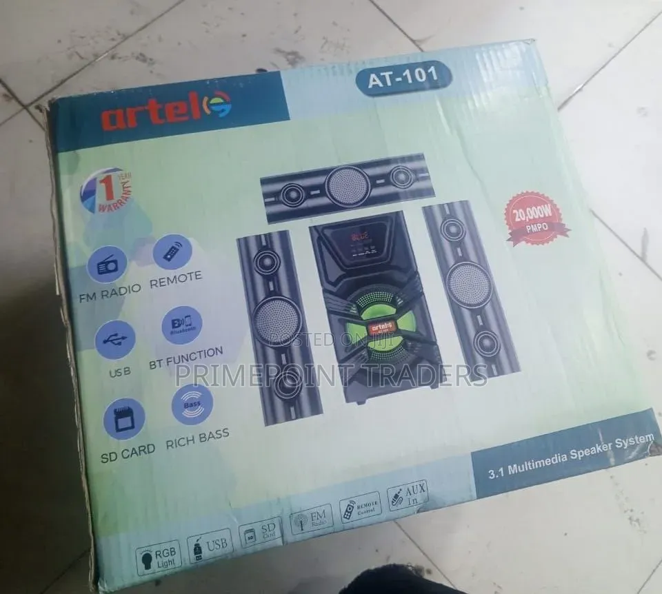 Artel Woofer 3.1 ,Deep Bass Crystal Clear Audio