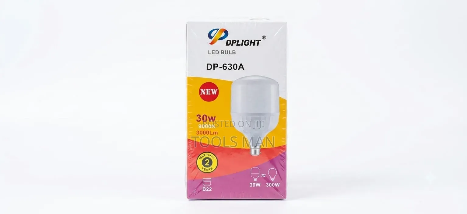 DPLIGHT 30W LED Bulb B22 3000Lm Super Bright Energy Saver