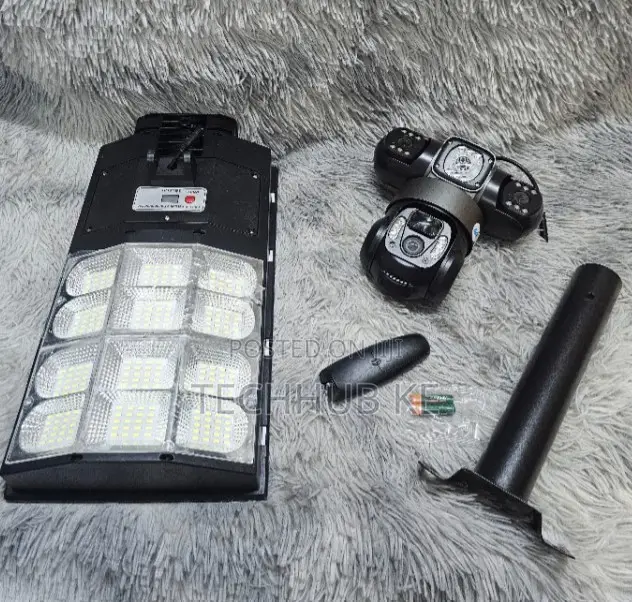 Floodlight Security 4G Camera 180W Solar Powered PTZ Camera HD Video