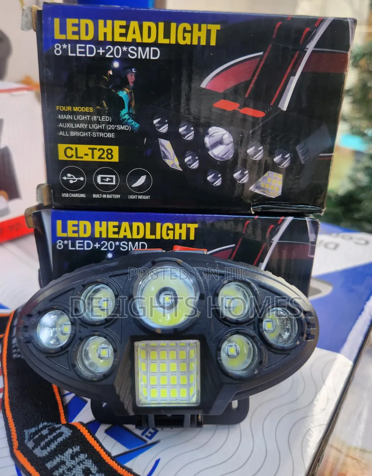 *F-T26 Led Headlight USB Headlamp_dav