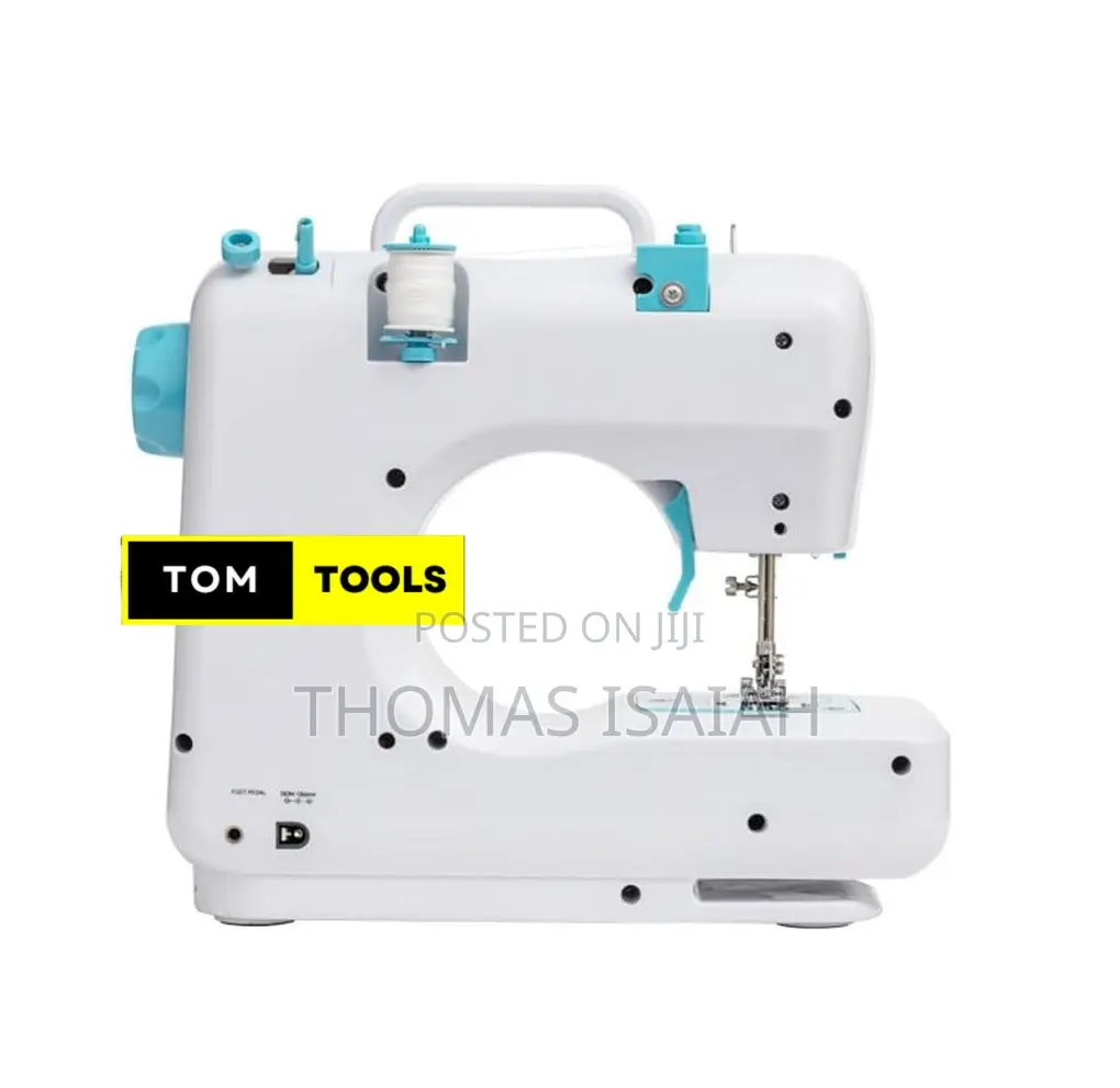 Mini Electric Sewing Machine With 12 Stitch Patterns, Foot Pedal,LED L